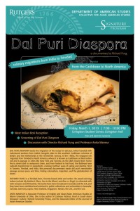 Dal Puri Diaspora: Culinary Migrations from India to Trinidad, from the Caribbean to North America